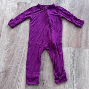 Kyte baby zip up romper in dahlia - retired color